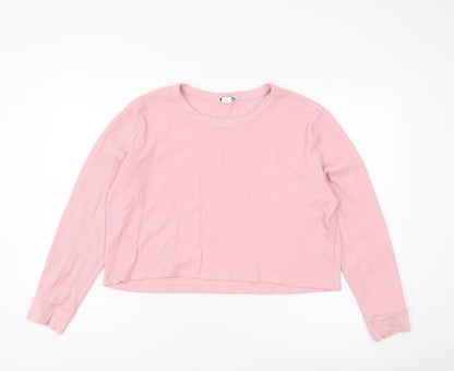 Womens UK Size L Monki Pink Basic Jersey