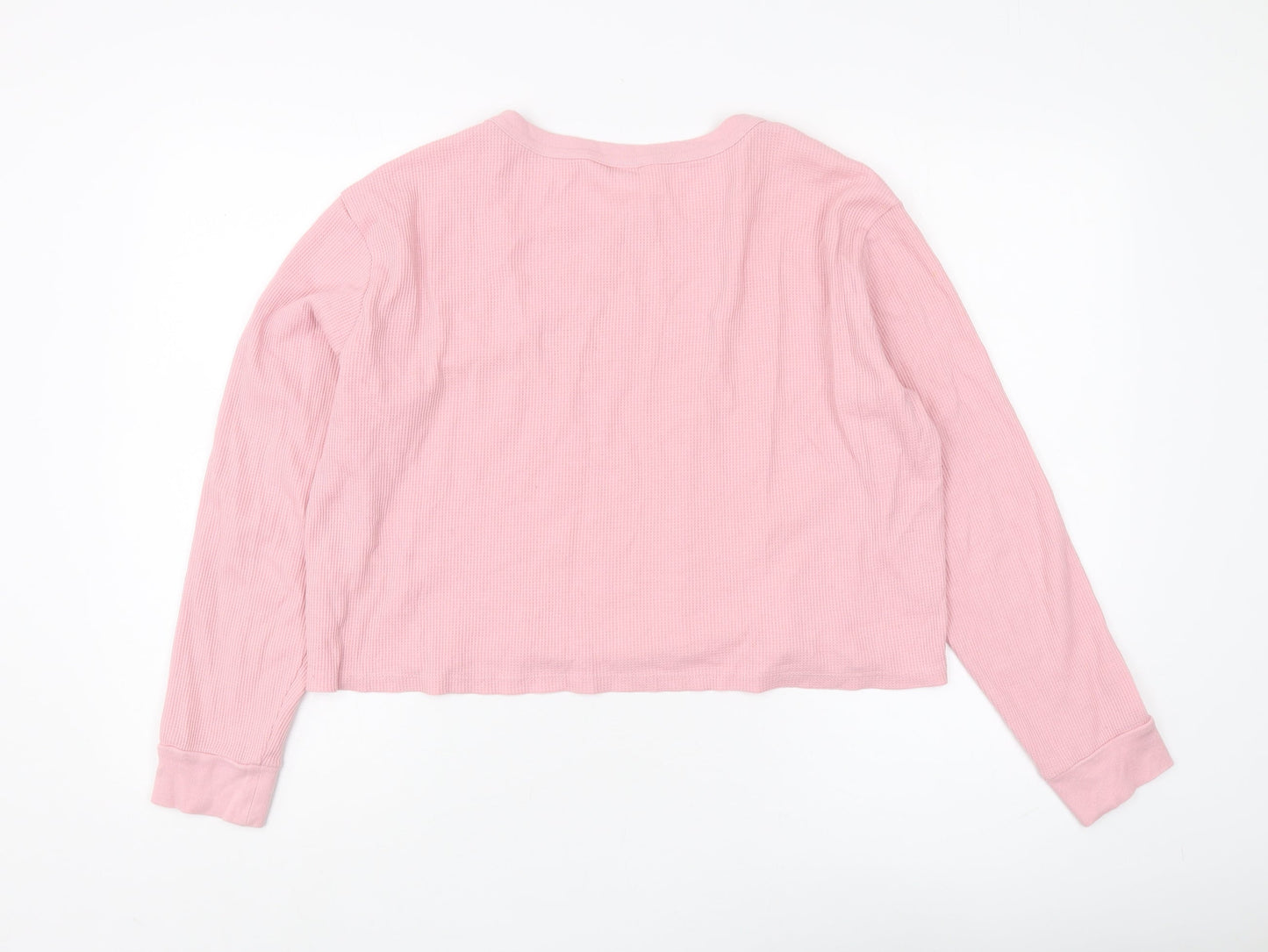 Womens UK Size L Monki Pink Basic Jersey