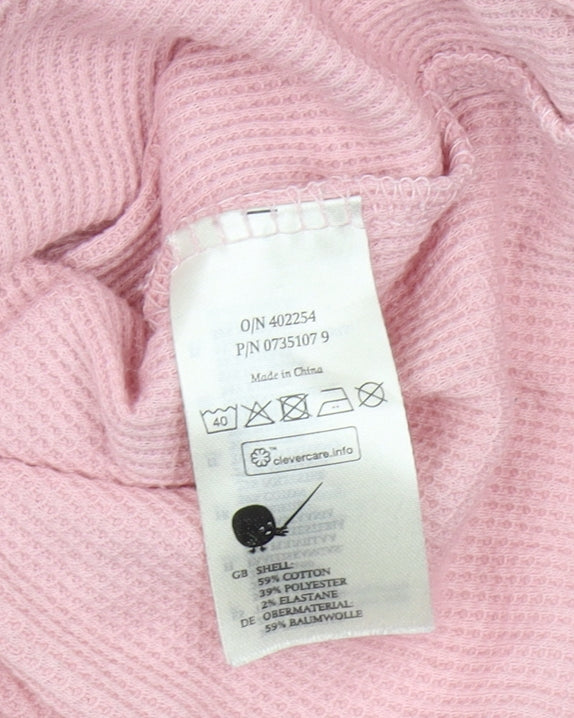 Womens UK Size L Monki Pink Basic Jersey