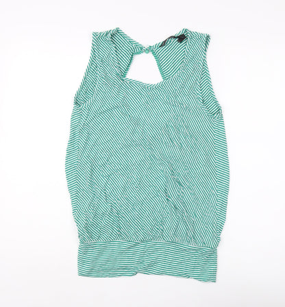 Womens UK Size 12 MNG Green Basic Tank