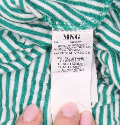 Womens UK Size 12 MNG Green Basic Tank