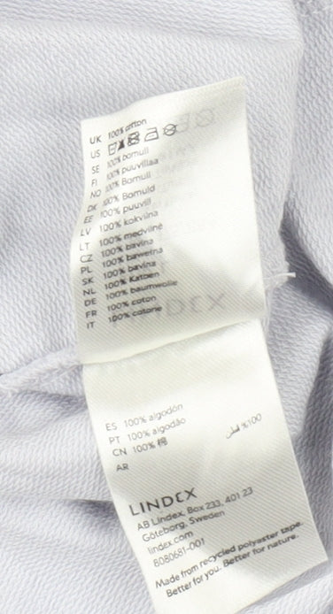 Womens UK Size L Lindex White Basic T-Shirt