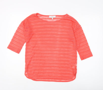 Womens UK Size 12 NEXT Red Basic T-Shirt