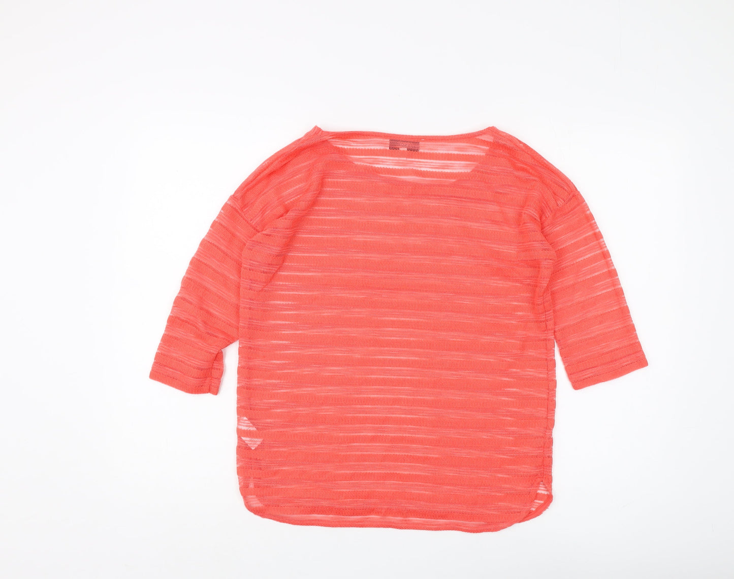 Womens UK Size 12 NEXT Red Basic T-Shirt