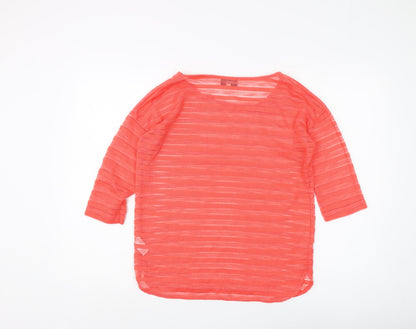 Womens UK Size 12 NEXT Red Basic T-Shirt