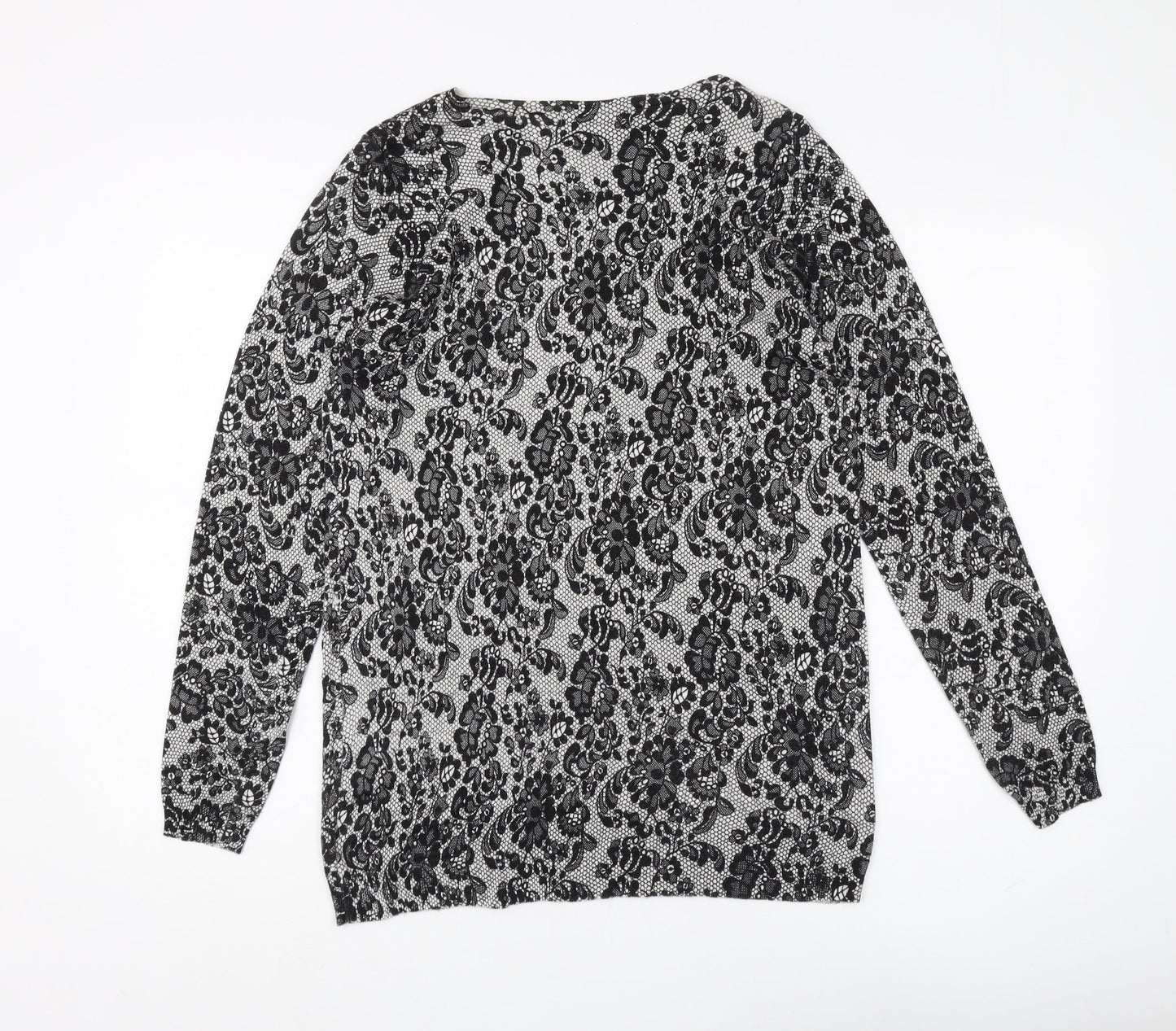 Womens UK Size 14 Marks and Spencer Black Pullover Jumper