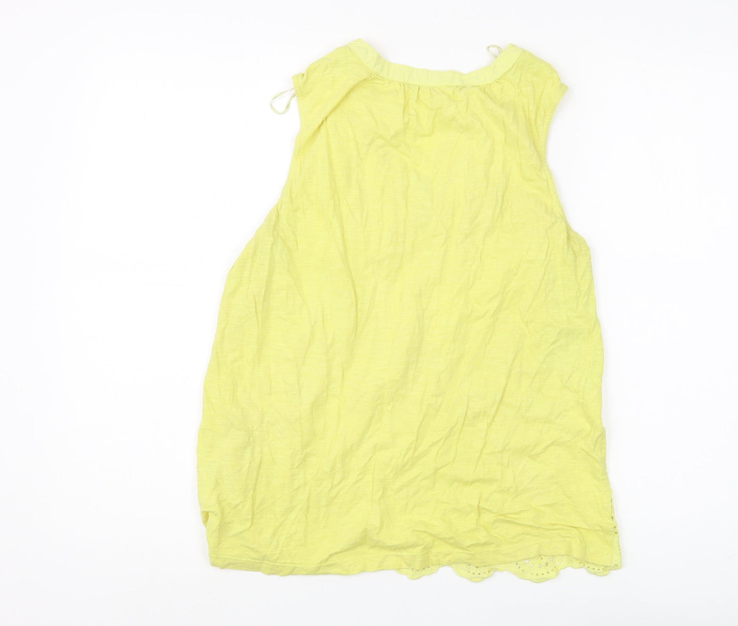 Womens UK Size 12 Roman Yellow Tunic Tank