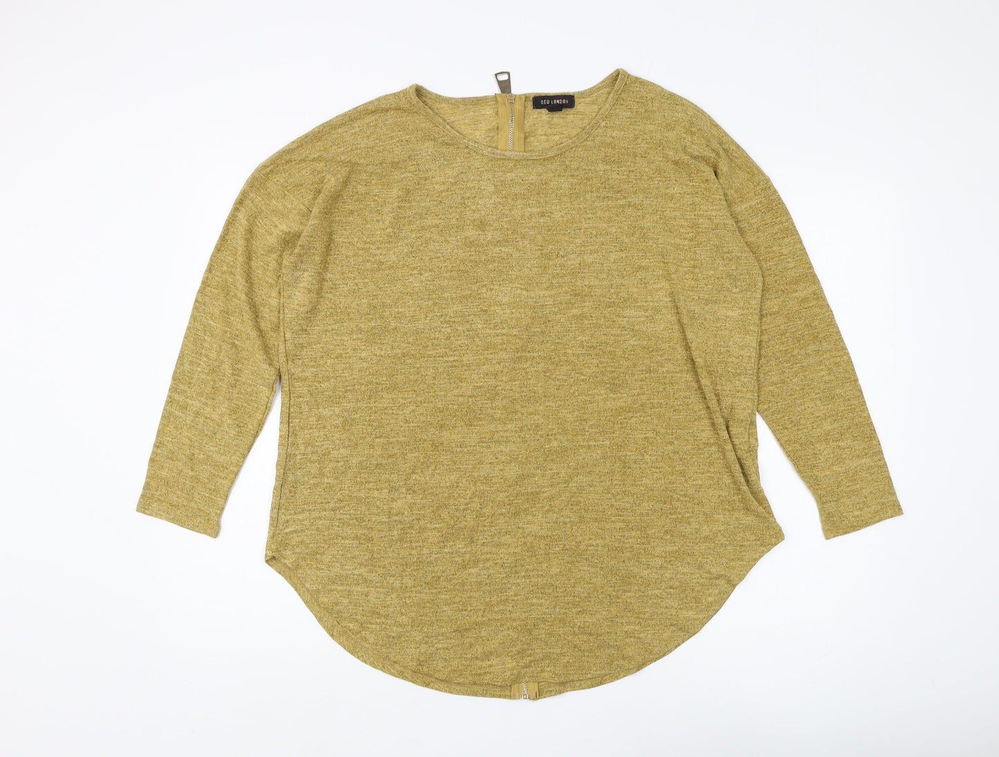 OCD London Women's Yellow Full Zip Jumper L