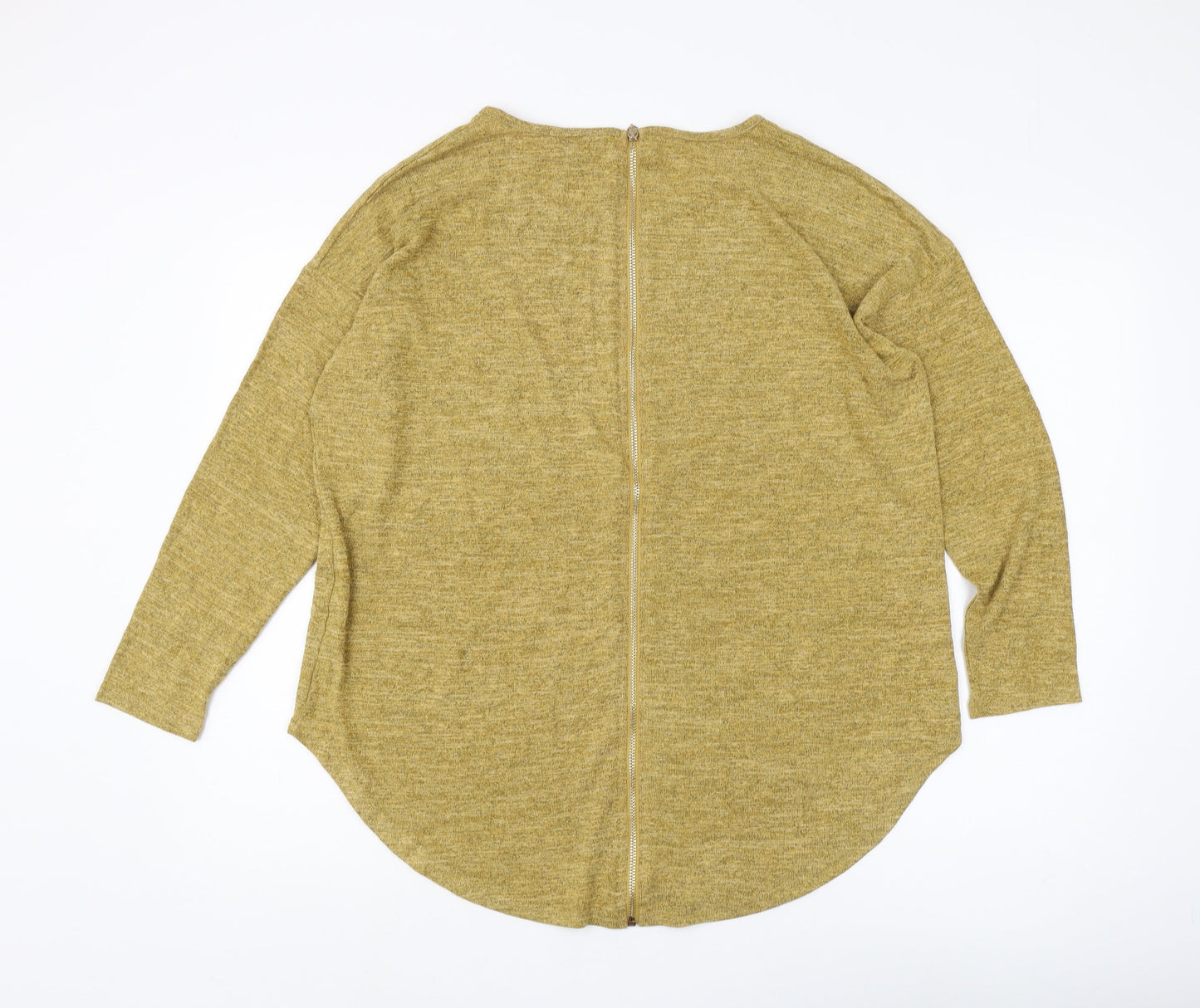 OCD London Women's Yellow Full Zip Jumper L