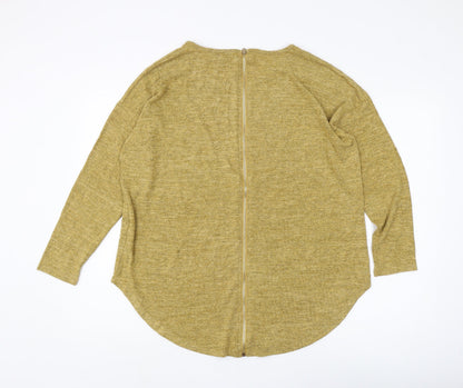 OCD London Women's Yellow Full Zip Jumper L