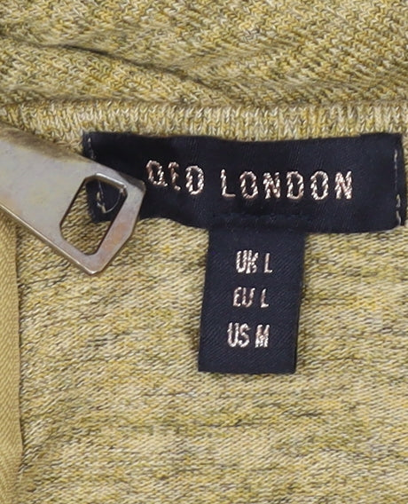 OCD London Women's Yellow Full Zip Jumper L