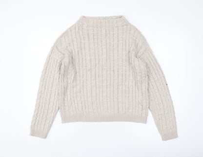 Womens UK Size 10 MNG Basics Beige Pullover Jumper