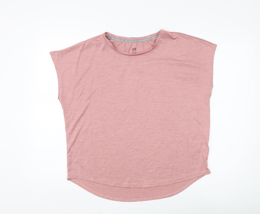 H&M Unisex Pink Sleeveless Training T-Shirt M