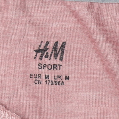 H&M Unisex Pink Sleeveless Training T-Shirt M