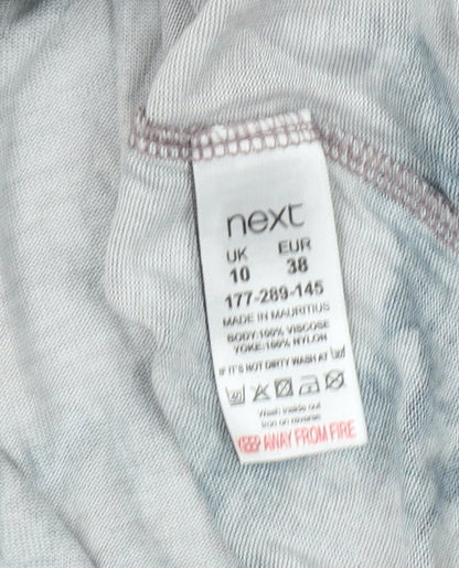 Womens UK Size 10 NEXT Multicoloured Basic T-Shirt