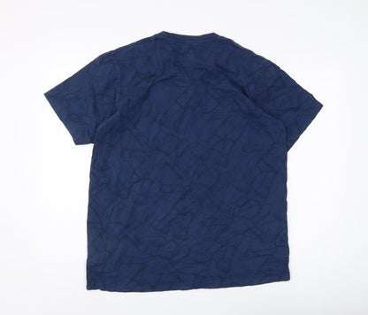 UT KAWS Men's Blue Graphic Print T-Shirt L