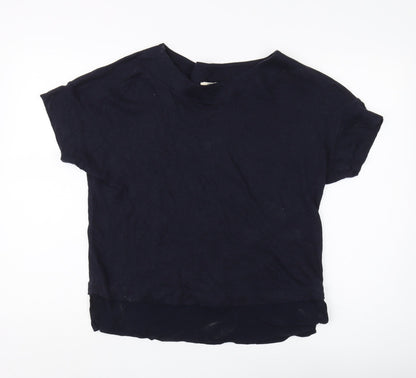 Womens UK Size L Esprit Black Basic T-Shirt