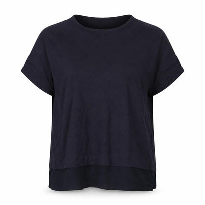 Womens UK Size L Esprit Black Basic T-Shirt