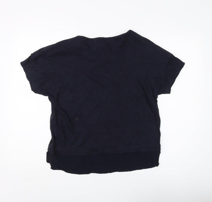 Womens UK Size L Esprit Black Basic T-Shirt