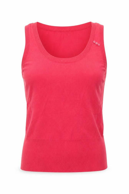 Womens UK Size 12 Wallis Red Basic Tank