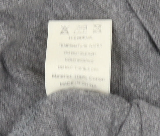 GHYUGR Men's Grey Long Sleeve Polo 2XL