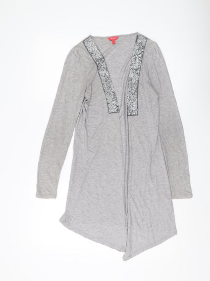 Womens UK Size S Monsoon Grey Cardigan Jumper