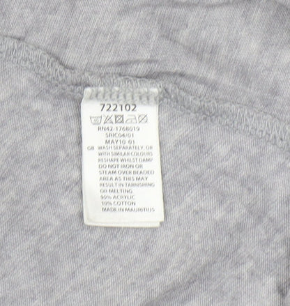 Womens UK Size S Monsoon Grey Cardigan Jumper