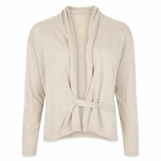H&M Women's Beige Cardigan Size 12 Long Sleeve