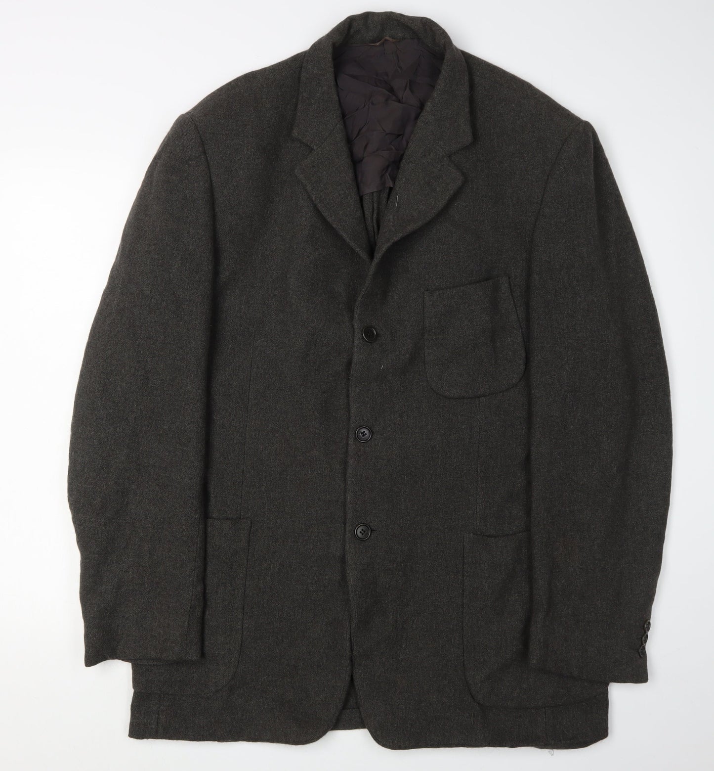 Cerruti 1881 Men's Grey Regular Fit Blazer Size 50