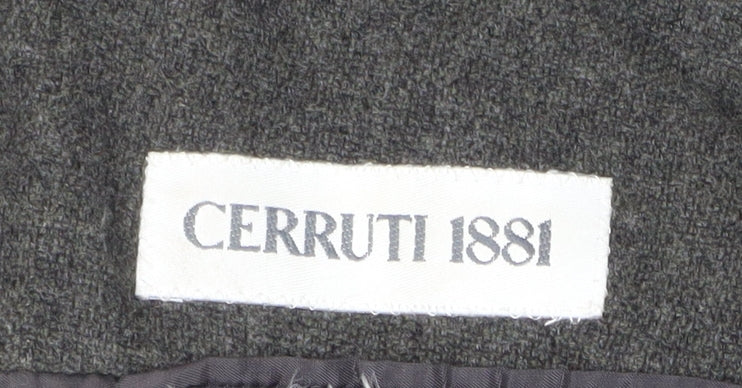 Cerruti 1881 Men's Grey Regular Fit Blazer Size 50