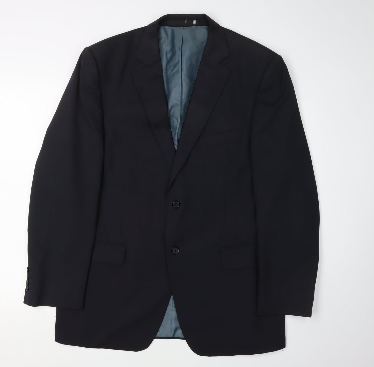 Mens UK Size 42 Marks and Spencer Regular Blue Suit Jacket