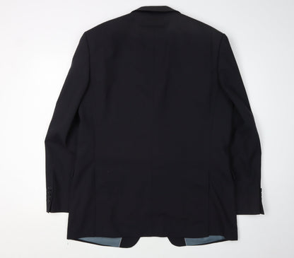 Mens UK Size 42 Marks and Spencer Regular Blue Suit Jacket