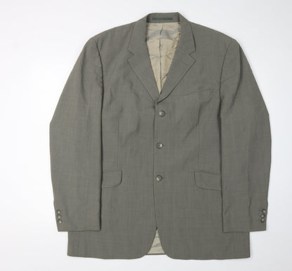 Mens UK Size 44 Karl Jackson Regular Grey Suit Jacket