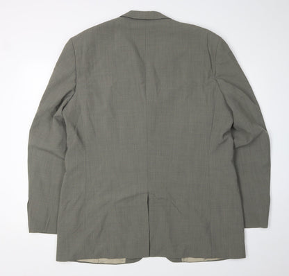 Mens UK Size 44 Karl Jackson Regular Grey Suit Jacket