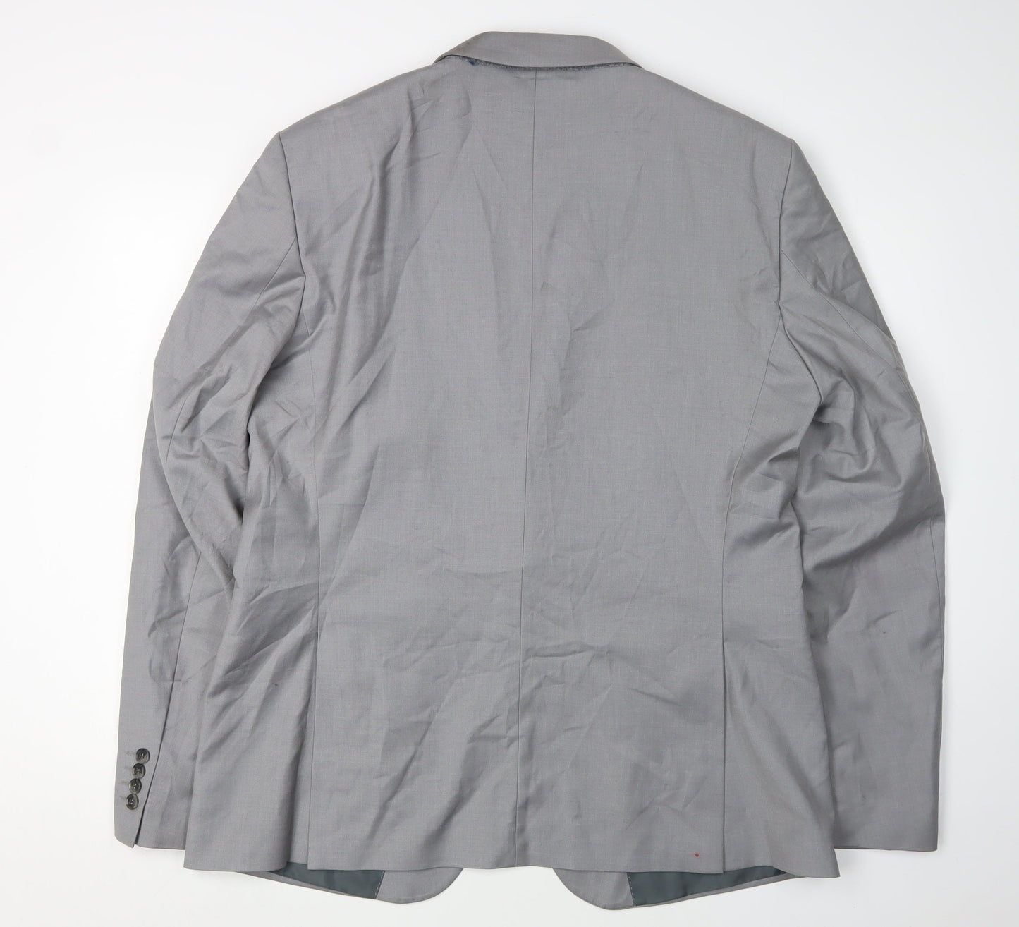 Mens UK Size 3XL Selected Homme Regular Grey Suit Jacket