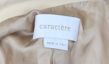 Caractere Beige Women's Blazer UK 14, Business Casual