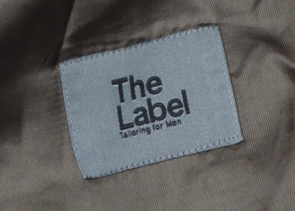 Mens UK Size 40 The Label Regular Brown Suit Jacket
