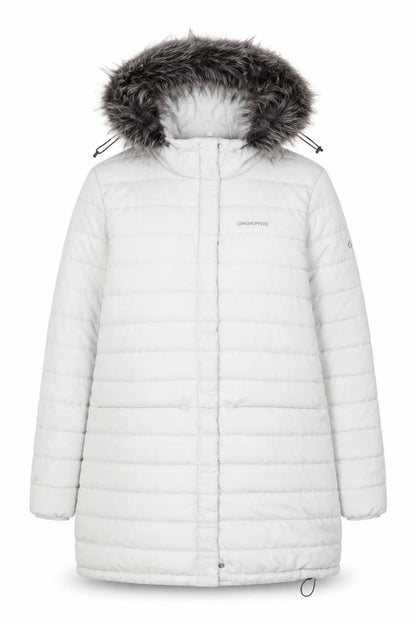 Womens UK Size 10 Craghoppers White Puffer Jacket