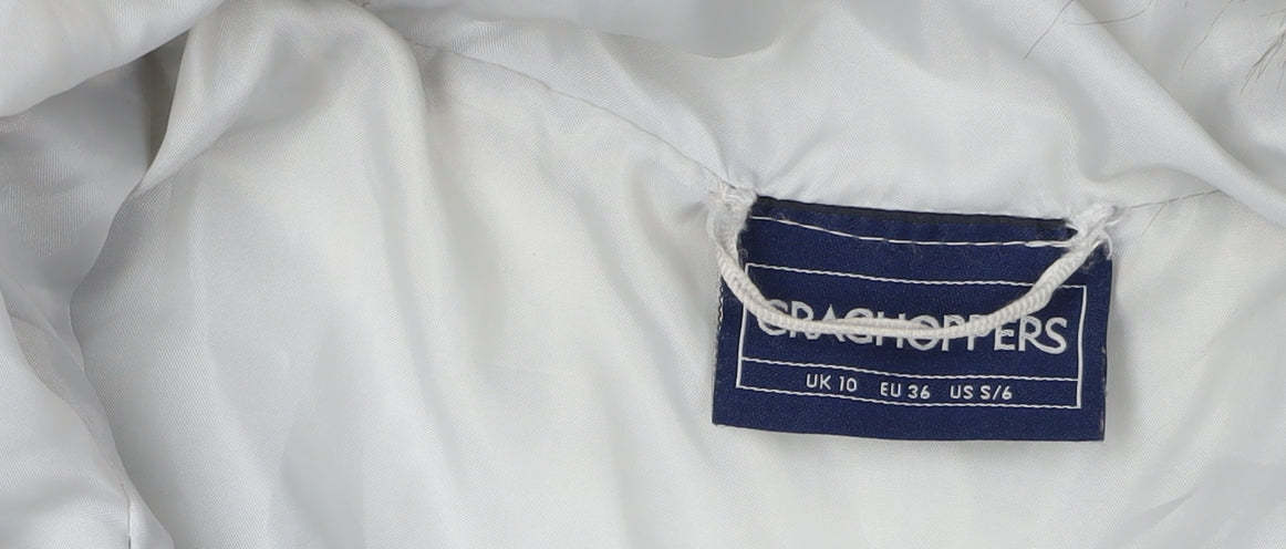 Womens UK Size 10 Craghoppers White Puffer Jacket