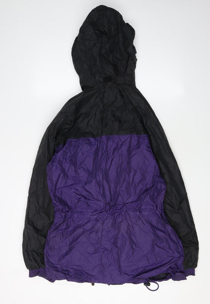 BRYNTECH Women's Purple Black Parka Jacket, Size S