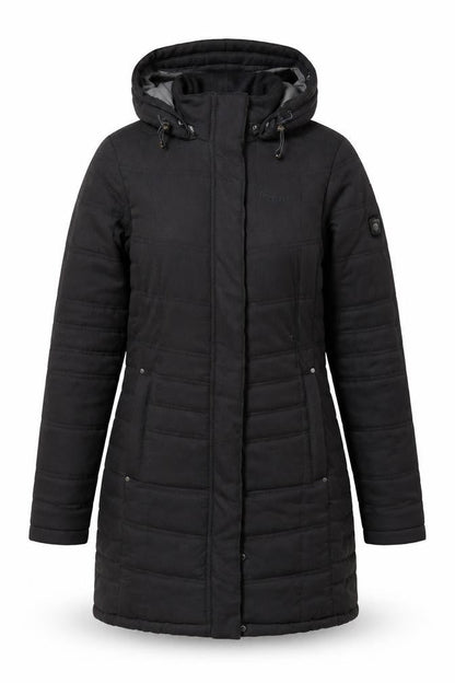 Craghoppers Women's Black Long Puffer Jacket Size 10