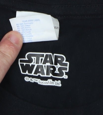 Star Wars Men's Black XL Yoda Dad T-Shirt