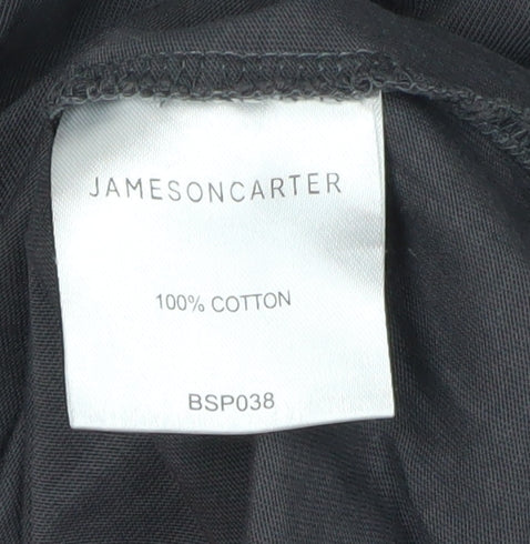 Mens UK Size S Jameson Carter Black  T-Shirt