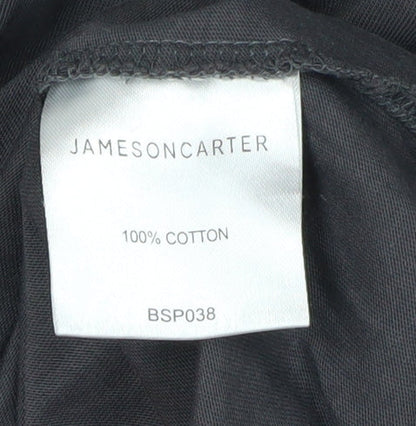 Mens UK Size S Jameson Carter Black  T-Shirt