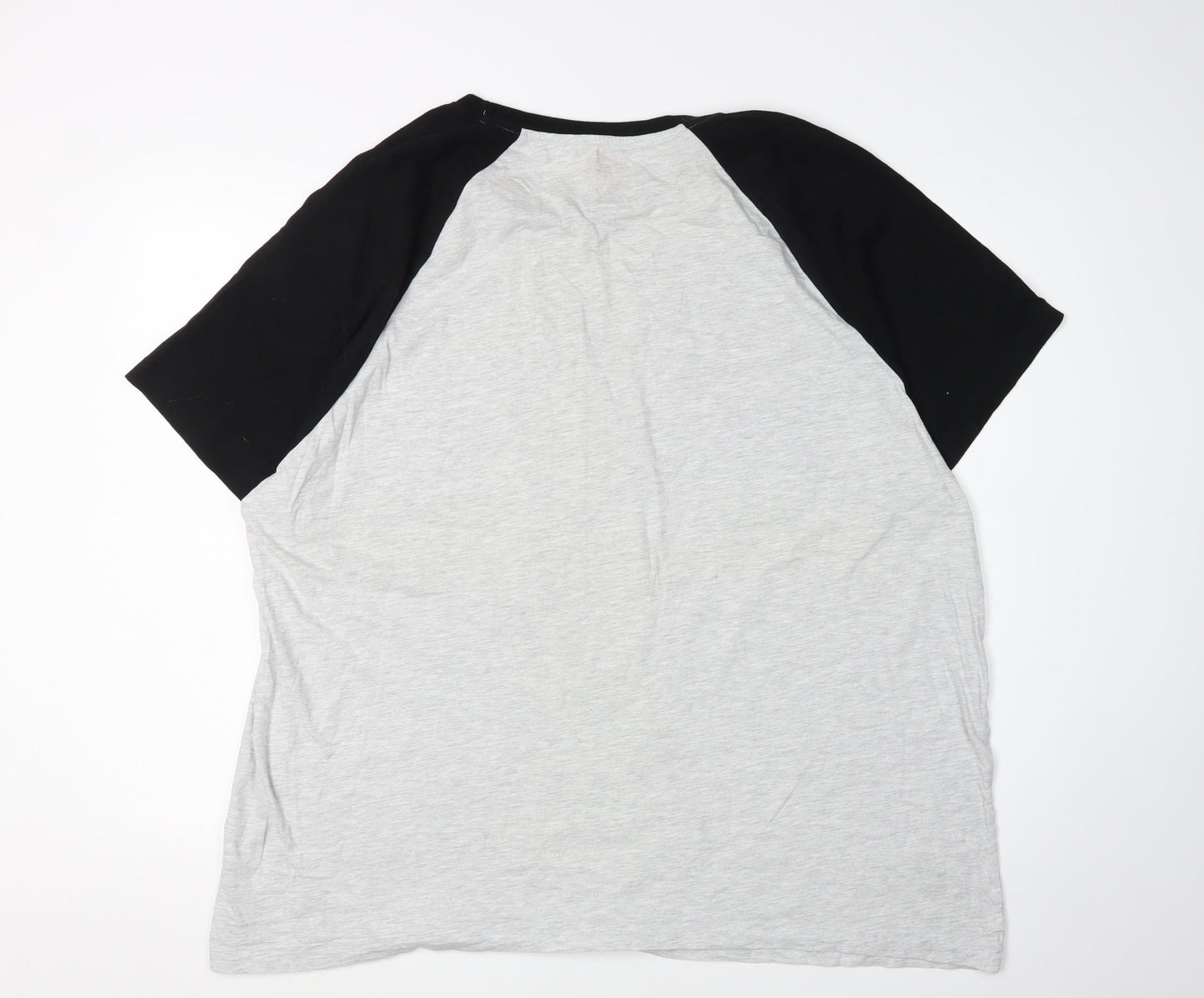 Tu Star Wars Men's Christmas T-Shirt, 2XL, Black/Grey