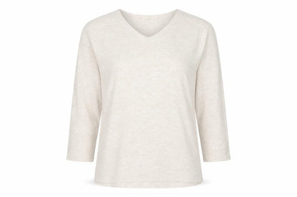 Womens UK Size L CC Beige Basic T-Shirt