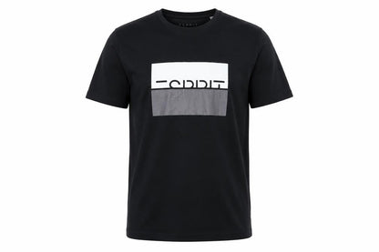 ESPRIT Men's Black Graphic Print T-Shirt, S, Regular Fit