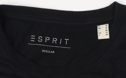 Mens UK Size S Esprit Black  T-Shirt