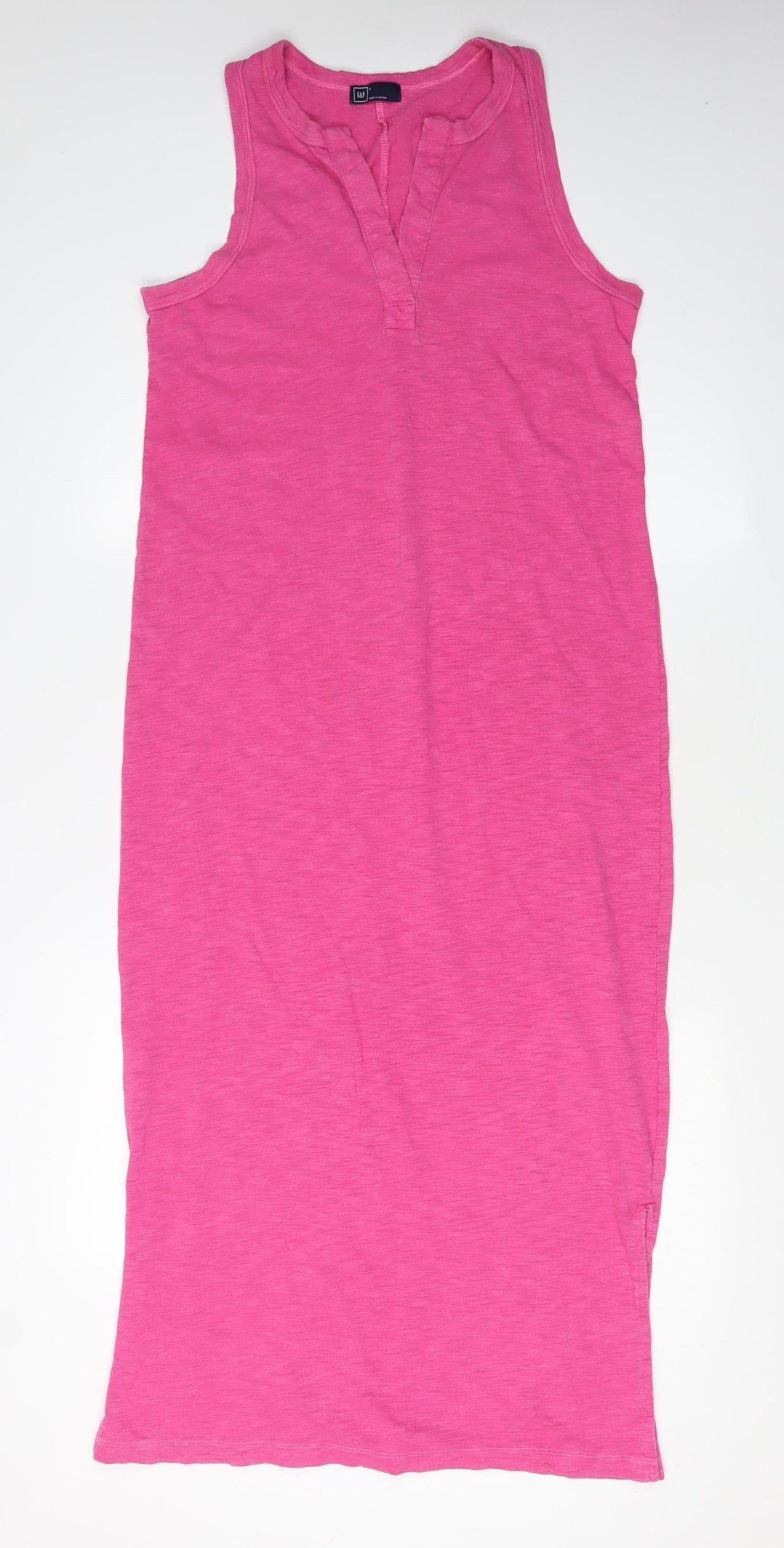 GAP Women's Pink Tank Dress, Size S, Sleeveless Casual