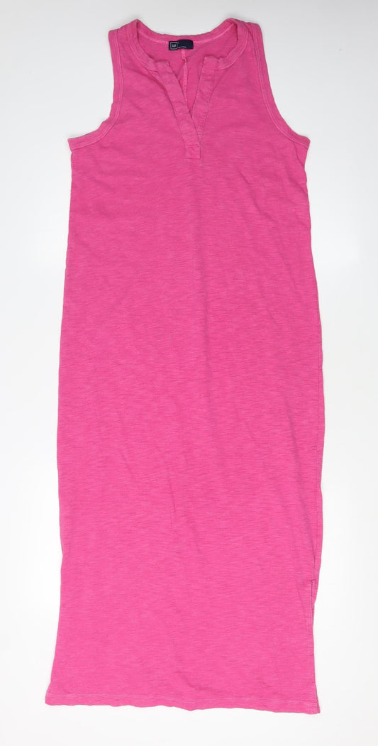 GAP Women's Pink Tank Dress, Size S, Sleeveless Casual